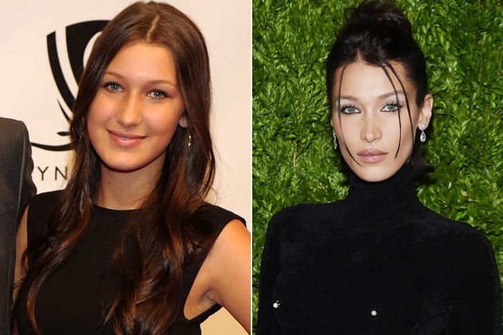 Celebs Who Totally Transformed Over The Years Bella Hadid – Age 24