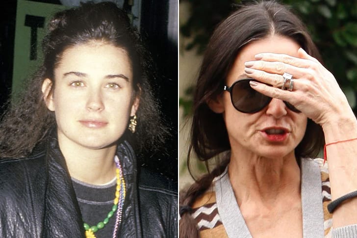 Celebs Who Totally Transformed Over The Years Demi Moore – Age 58