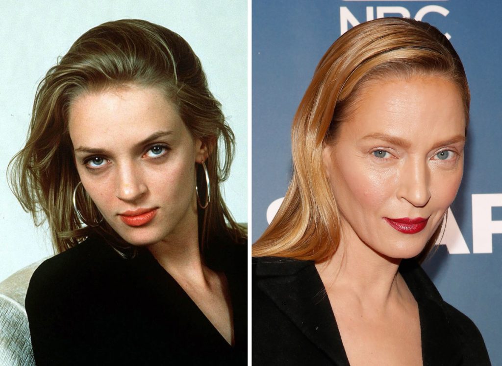 Celebs Who Totally Transformed Over The Years Uma Thurman – Age 51